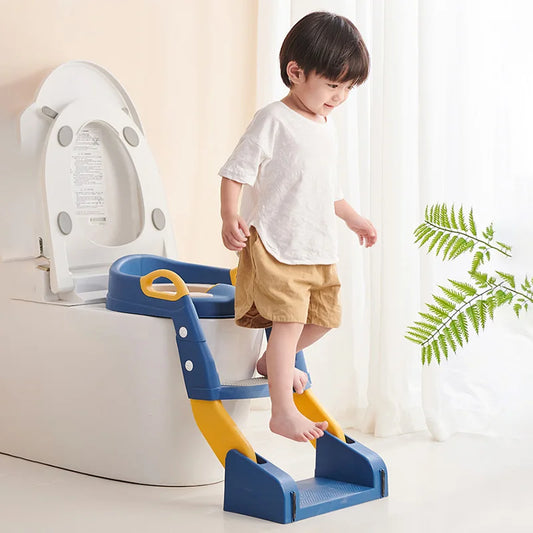 Portable Toilet Seat Newly Upgraded Step Stool Portable Potty Child Pot Bebe Toilette Folding Children's Pot Potty Training Seat