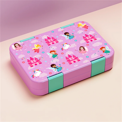 Adorable Pattern Kids Lunch Box Portable Divided Microwave Oven Bento Box Leakproof Food Container For back to school kitchen